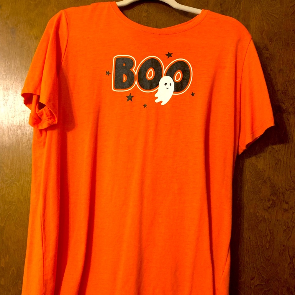 Womens Boo Halloween Tee size 2x